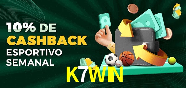 10% de bônus de cashback na K7WIN